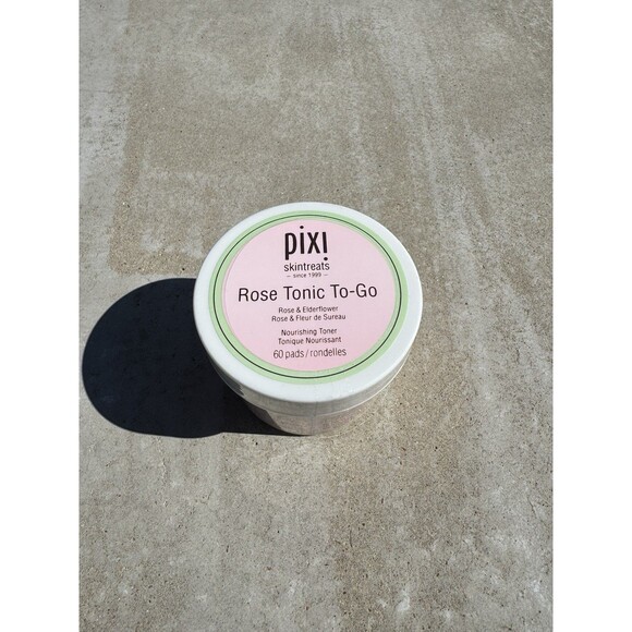 Pixi Skintreats Rose Tonic To-Go Facial Treatment Nourishing Toner Pads - 60ct - Picture 1 of 4
